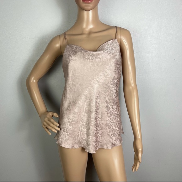 NEW ATM ANTHONY THOMAS MELILLO REVOLVE REPTILE SILK CAMISOLE - Picture 2 of 10